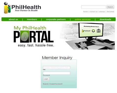 https//memberinquiry.philhealth.gov.ph/member|Online Services .